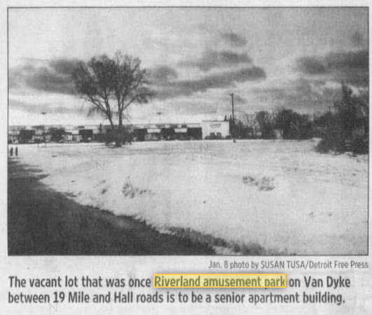 Riverland Amusement Park (Utica Amusement Park) - 2009 Mention
